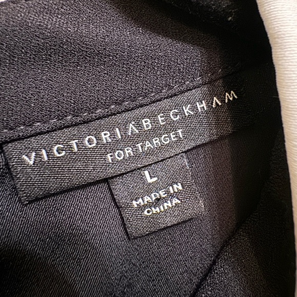 Victoria Beckham for Target Black Shift Dress w/rabbit collar - Picture 3 of 4